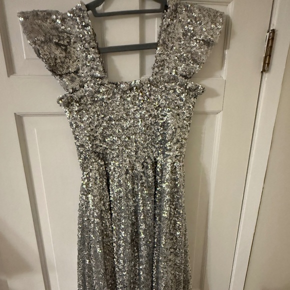 Silver Sequin Holiday Collector’s Edition Hill House Nap Dress - Size Small - Picture 1 of 4